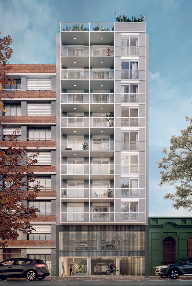 Apartamento monoambiente en venta Tres Cruces - Lagom Paullier